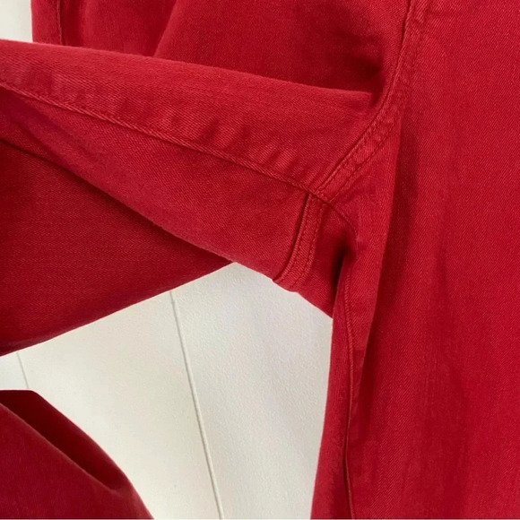 NWT Torrid Boyfriend Straight Vintage Stretch Mid-Rise Denim Jean Red Sz 18 R - Picture 8 of 16